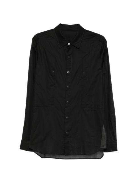 buttoned cotton shirt