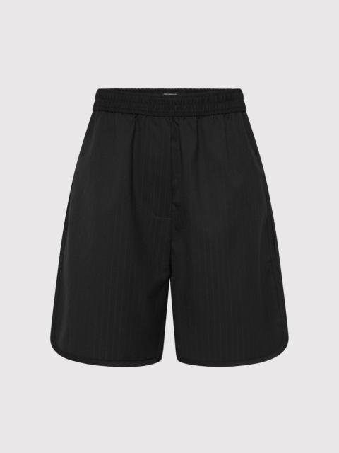 Tailored Active Shorts - Black Pinstripe