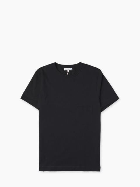 MERZ B. SCHWANEN 2M15P STURDY JERSEY POCKET T-SHIRT BLACK