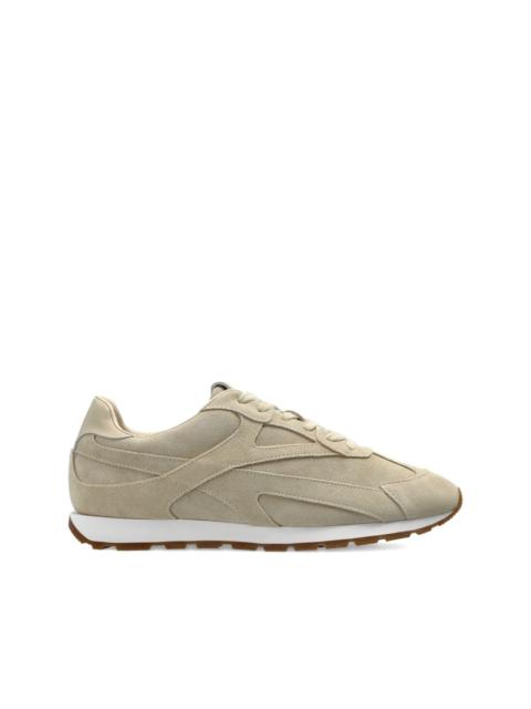 suede panelled sneakers