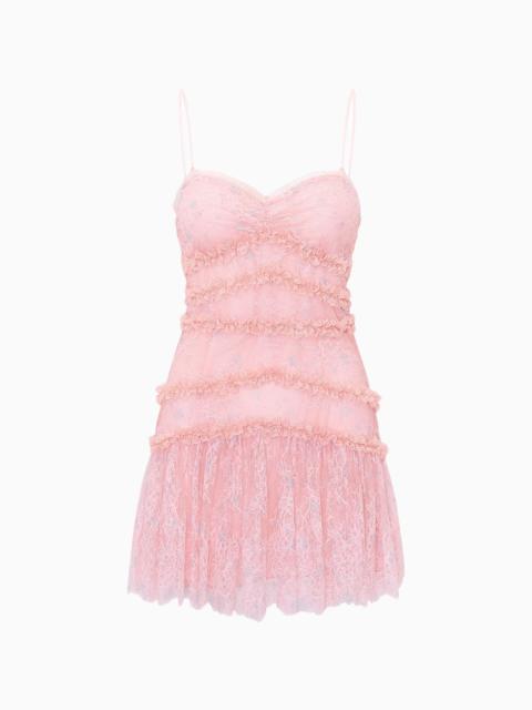Galilea Chantilly Lace Mini Dress