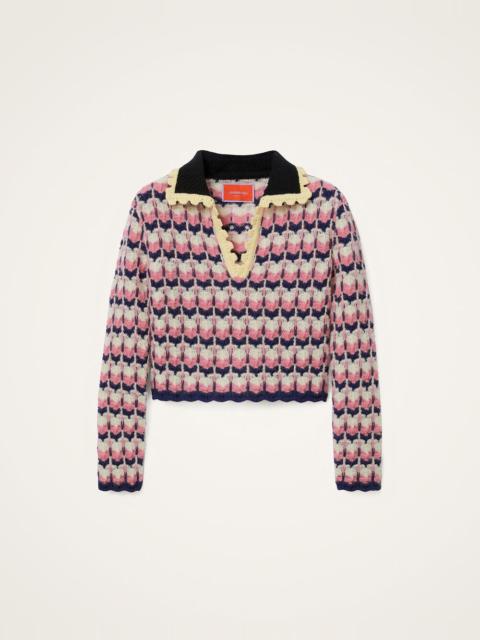 Long Sleeves Picket Polo Shirt