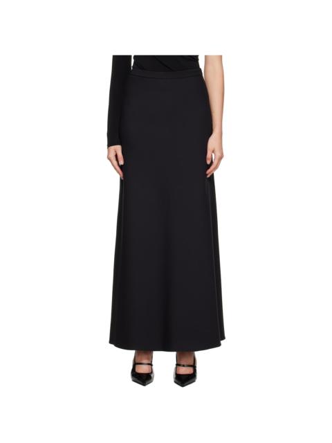 Black Vernice Maxi Skirt