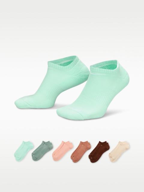 Nike Everyday Plus Cushioned Training No-Show Socks (6 Pairs)