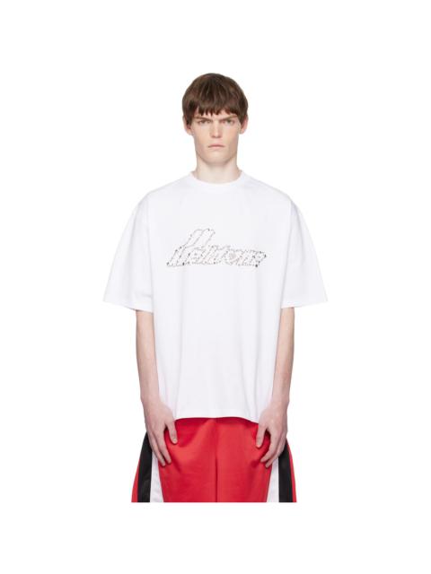 White Pearly 'WE11DONE' Logo T-shirt