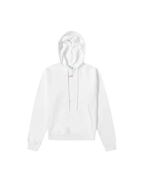 Off-White Stencil Arrows Hoodie 'White'