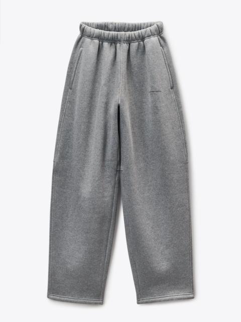 ALLOVER CRYSTAL HOTFIX MID-RISE SWEATPANT
