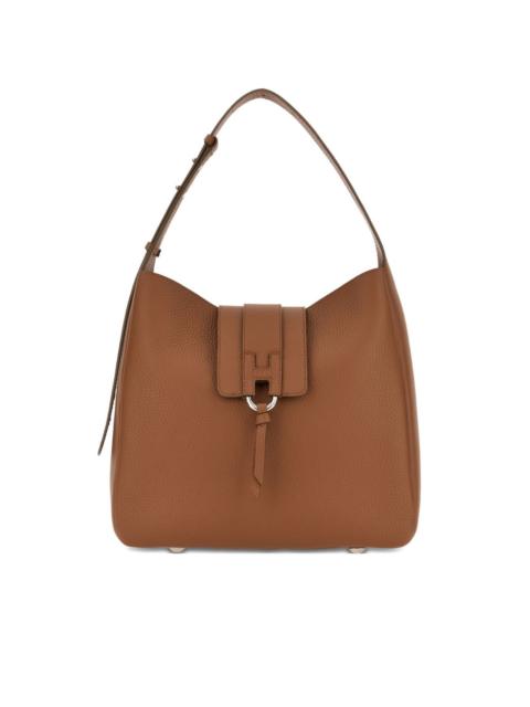 logo-buckle shoulder bag