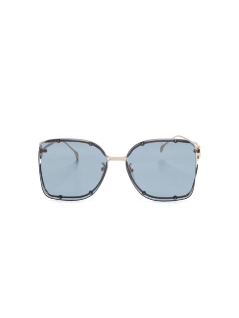 oversize-frame sunglasses