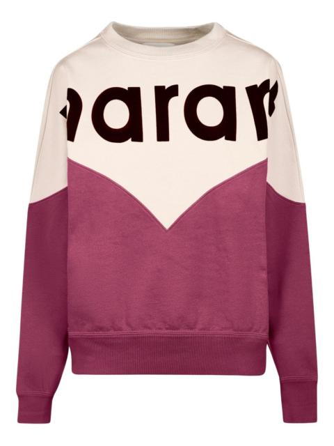 colour-block logo sweatshirt