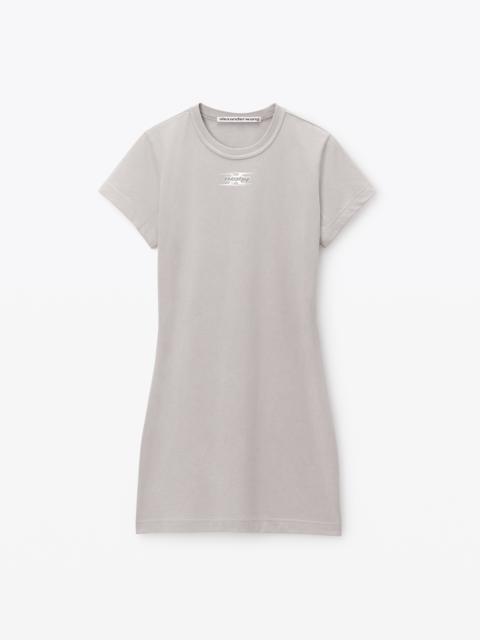 blade logo-embossed minidress in cotton