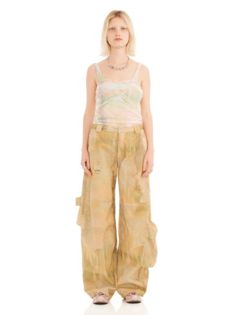 OLIVE GUA SHA LAWN CARGO PANT