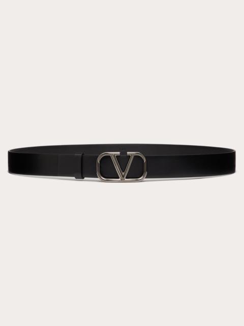 VLOGO SIGNATURE CALFSKIN BELT 30 MM
