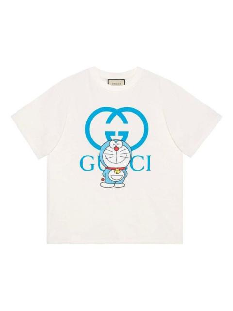 Gucci x Doraemon Oversized T-shirt 'White Blue' 616036-XJDEZ-9791