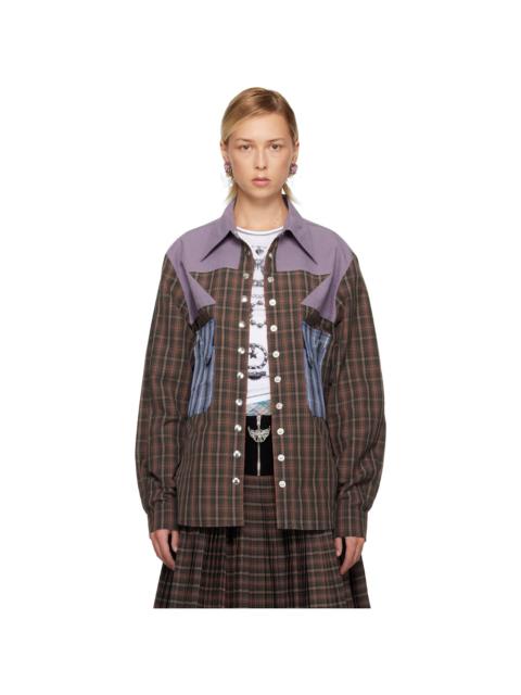 Brown & Purple Vega Shirt