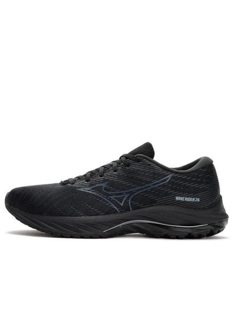 Mizuno Wave Rider 26 'Black Dark Grey Dark Blue' J1GC220303