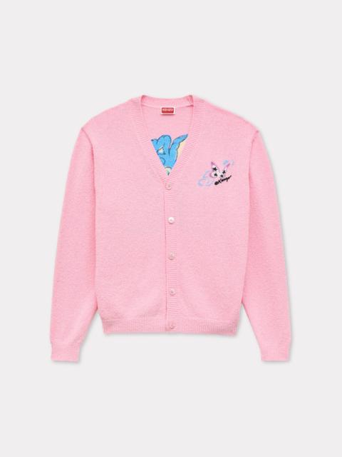 'KENZO Cartoon' cardigan in spongy cotton