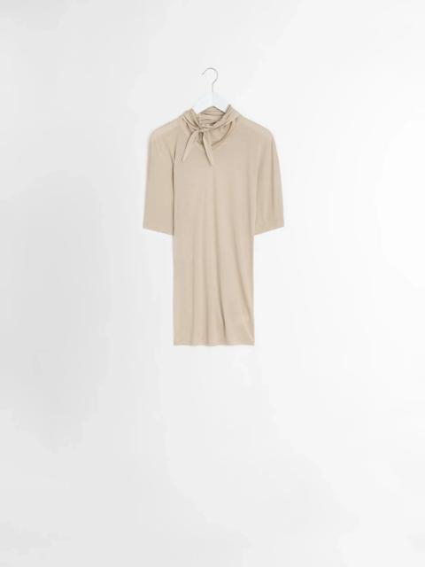 SHORT SLEEVE FOULARD TOP