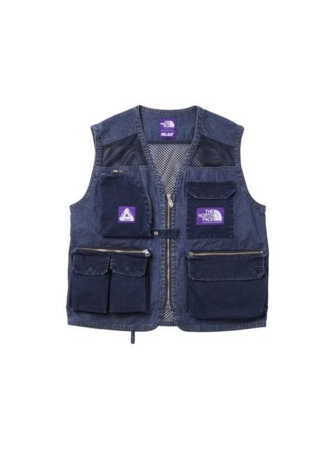 Palace x The North Face Purple Label Indigo Ripstop Mesh Vest Indigo