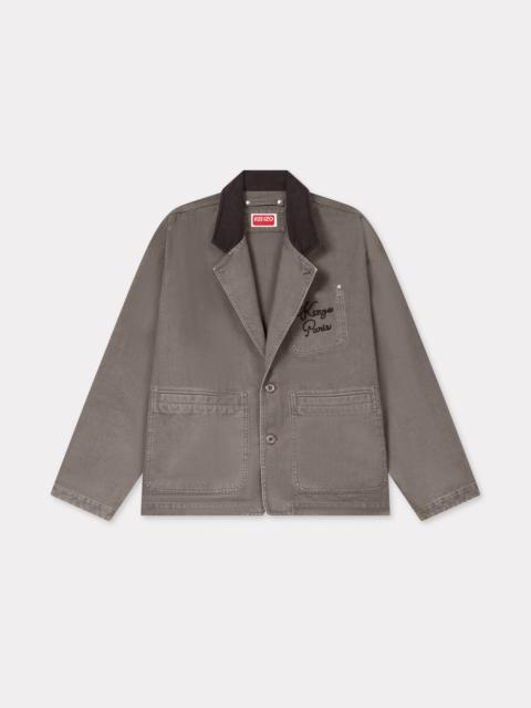 'KENZO Paris Chainstitch' workwear jacket in washed cotton