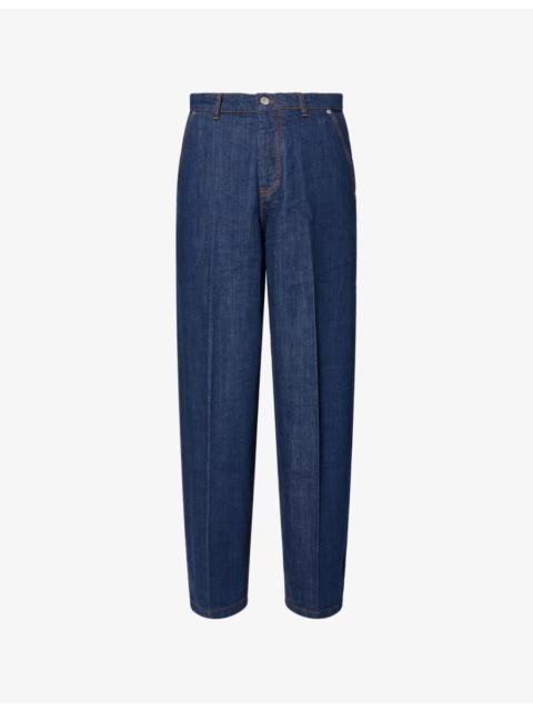 Balloon-Fit Mid-Rise Denim Jeans