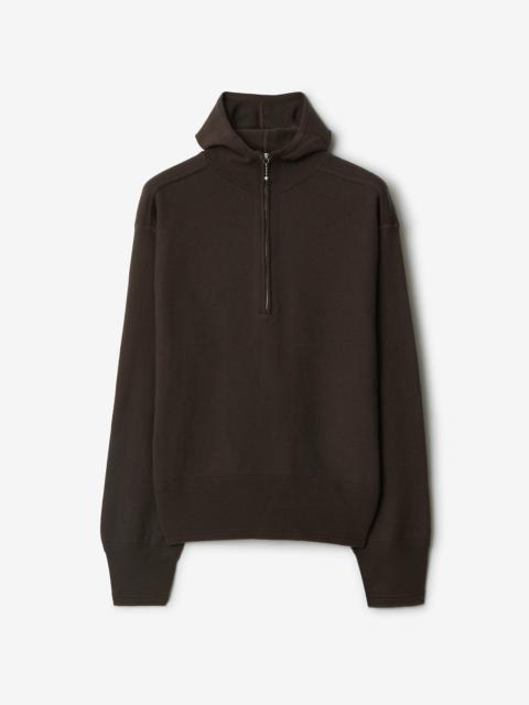 Wool Half-zip Hoodie