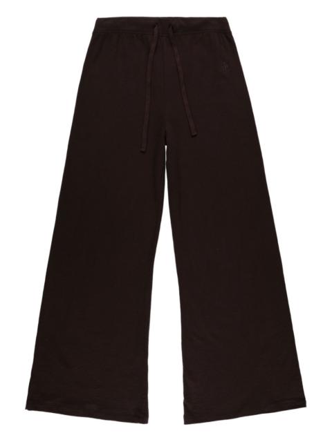 drawstring wide-leg track pants