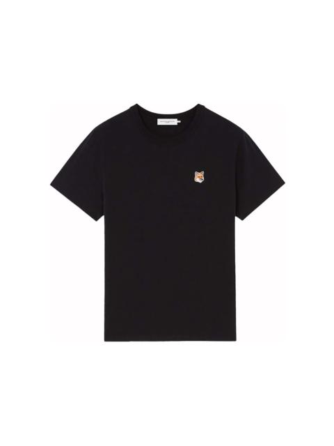 Maison Kitsune Fox Head Patch Classic Tee-Shirt Black