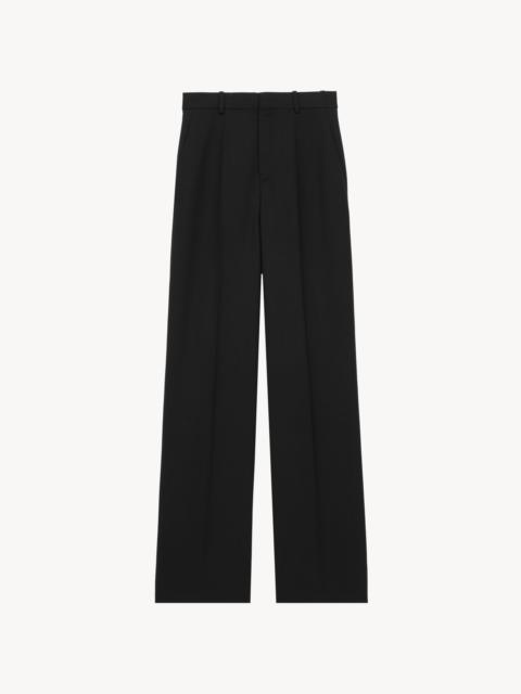 HIGH-RISE PANTS IN WOOL