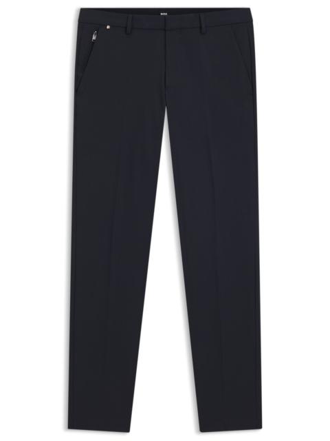 SLIM-FIT TROUSERS IN STRETCH COTTON