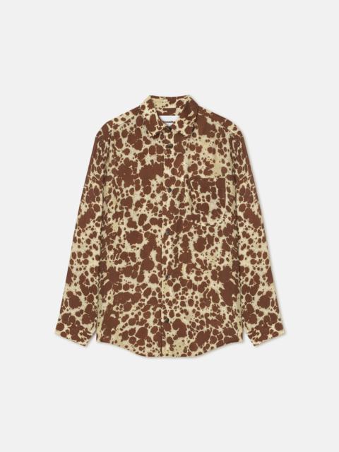 Tie-Dyed Cupro Shirt