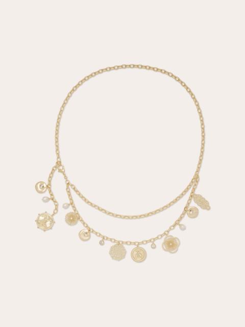 Ariana Medallion Charm Chain Belt