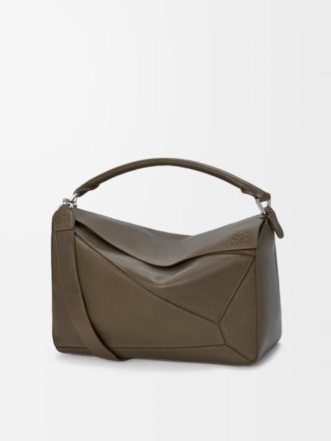 Large Puzzle bag in supple grained calfskin