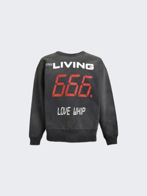 666 Crewneck Sweatshirt Black