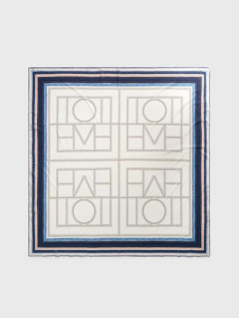 Collector sarong ecru/navy