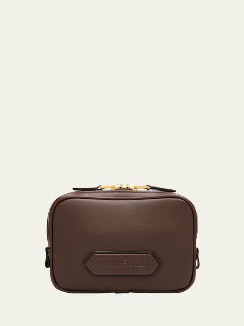 Men's Alexander Leather North/South Crossbody Bag