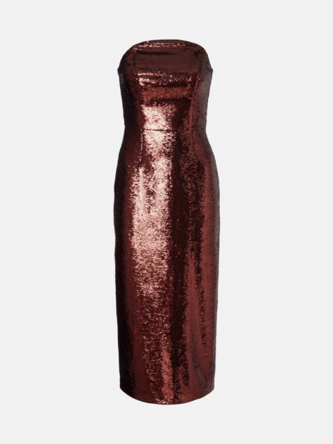 Sequined midi dress