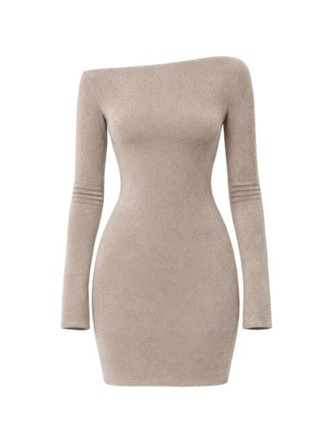 Vivien long-sleeve knit mini dress