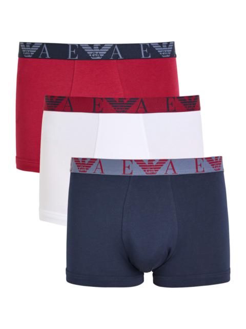 Emporio Armani Logo-jacquard Stretch-cotton Boxers