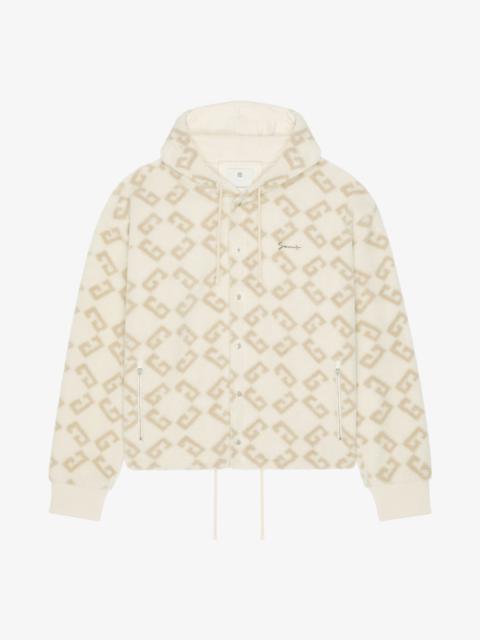 HOODIE IN MONOGRAM 72 JACQUARD