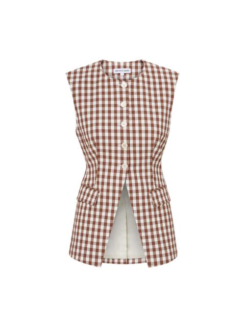 LOIS GINGHAM SEERSUCKER VEST