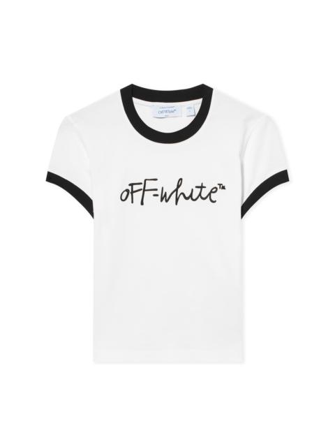 Ow Embr Script Fitted Tee