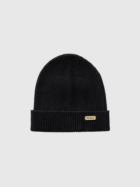 DAWSON Fish Rib Knit Wool Blend Beanie