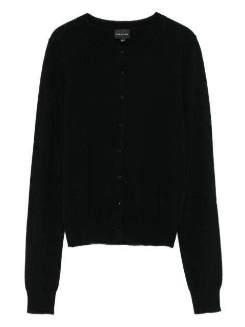 button-front cashmere cardigan