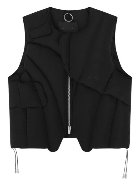 quilted gilet