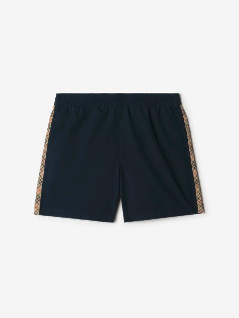 Check Trim Swim Shorts