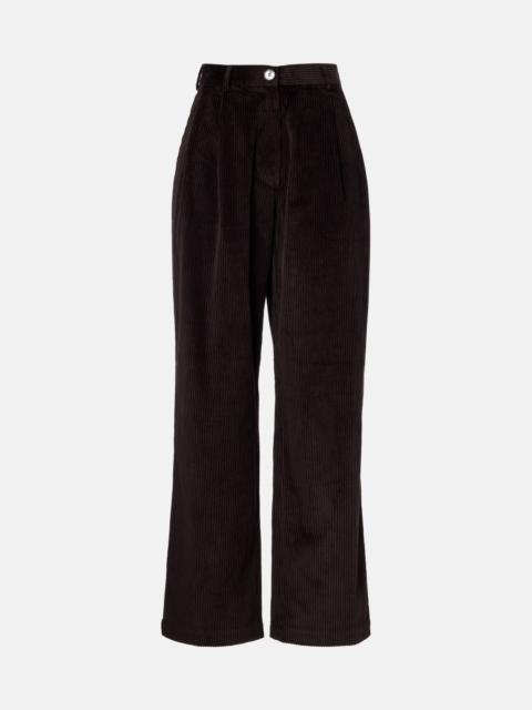 Norstrand cotton corduroy straight pants