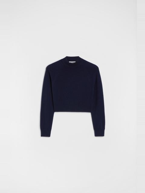 Wool Blend Cropped Sweater