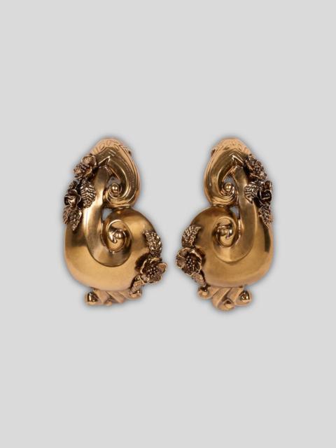 CURLY CLIP EARRINGS