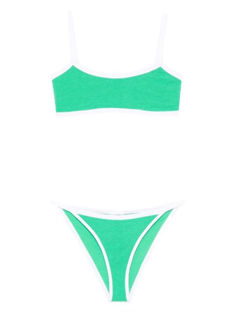 Tyler contrast-trim bikini